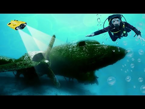 We Found a Plane Underwater that Crashed many years ago while scuba diving!