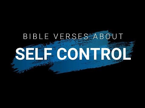 Bible Verses About Self Control