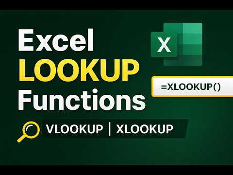 Excel lookup functions