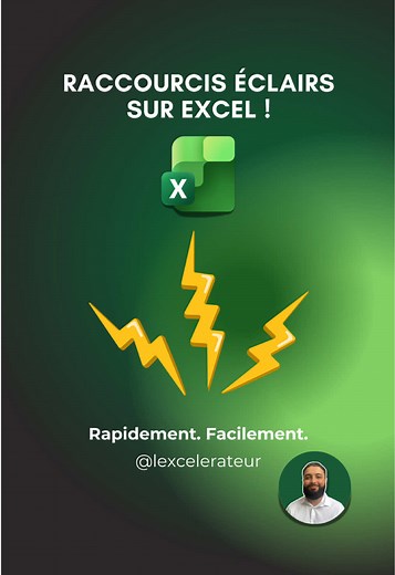 Raccourcis Excel essentiels : sélectionner plage, insérer ligne, filtres