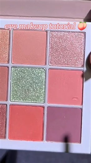 #EyeMakeup #PeachMakeupSimple Peach Eye Makeup for Beginners 🍑 💄👁️