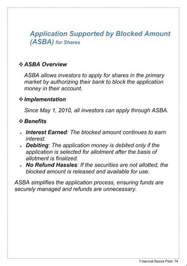 Finance Simplified 74 : Building Blocks for Financial Understanding