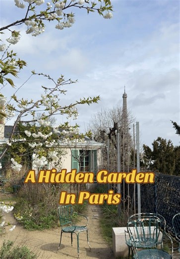 Paris still hides places like this. A magical garden, beautiful flowers in the sun, and a view of the Eiffel Tower. This is actually the entrance garden of Maison de Balzac, a small museum dedicated to the French writer Honoré de Balzac. The museum is free to enter, and inside you’ll also find a quiet café overlooking the garden. A calm corner of Paris that feels far away from the city, even though it’s right in the middle of it. Maison de Balzac 47 Rue Raynouard, 75016 Paris #pariscafe #parisco