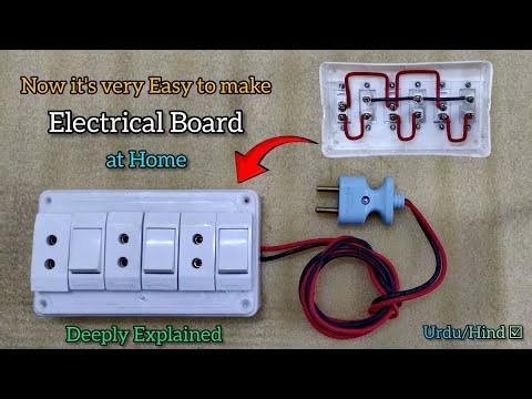 Complete Wiring Guide | 3 Switch Control 3 Sockets | DIY Electric Board | Simple Wiring Step-by-Step