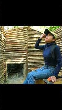 Woman Builds an Amazing Underground Cabin in the Wild 🌲🏕️ | Start to Finish 🔥 #buildcraft #survival