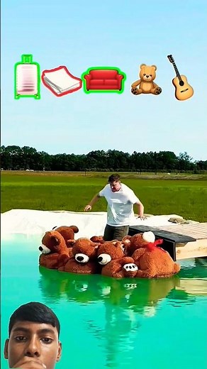 Can the Teddy bear lift up the Mr. Beast Weight🤨