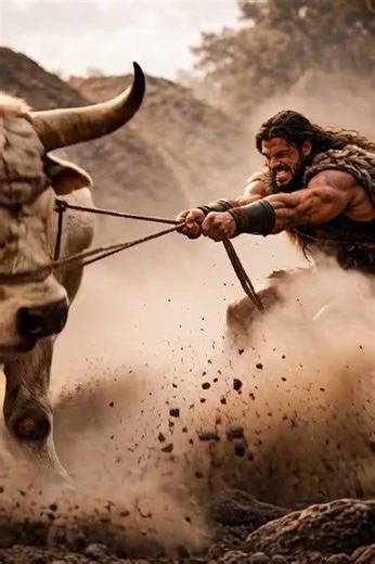 Hercules Captures the Cretan Bull | 7th Labor of Hercules 🐂⚡ #shorts