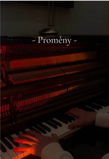 Proměny💞 Noty najdeš v biu 😇 #cechomor #promeny #piano #czech #slovak