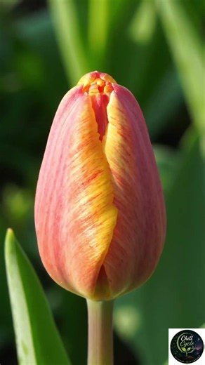 Tulip Blooming Time Lapse | From Bulb to Flower 🌷✨ #shorts #garden