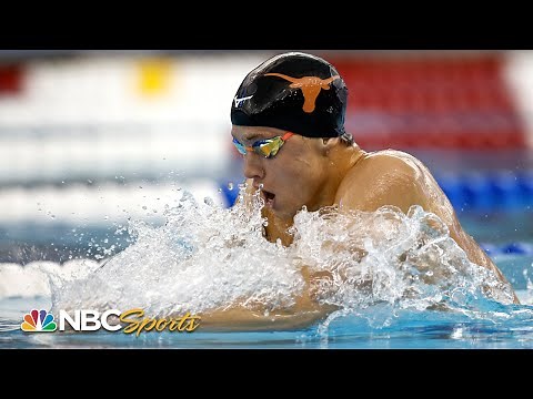Carson Foster holds off Olympic champion, wins epic men’s 400IM at Trials | NBC Sports