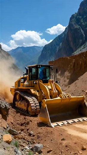 Mountain road in progress. CAT 973K moving earth the right way — steady, smooth, controlled. No drama. Just real work getting done. Would you trust this machine on your project? #Caterpillar #CAT973K #TrackLoader #MountainConstruction #RoadBuilding #HeavyEquipment #Earthmoving #ConstructionLife #DieselMachines #OperatorSkills #EngineeringWork #BuiltToWork | vertex futura