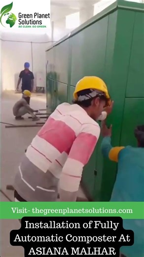 Installation of Fully Automatic Composter at ASIANA MALHAR | Green Planet Solutions