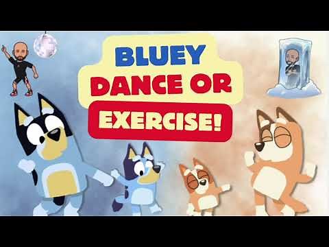 Bluey Dance or Exercise 🏋🏽‍♀️ 💃Brain Break 🧠💪🏾 Go Noodle