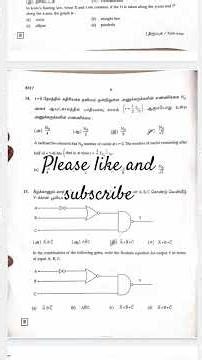 12th standard Physics public exam orginal question paper - 2026