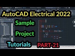 AutoCAD Electrical 2022 Sample project | PART-21 | AutoCAD Electrical in Tamil