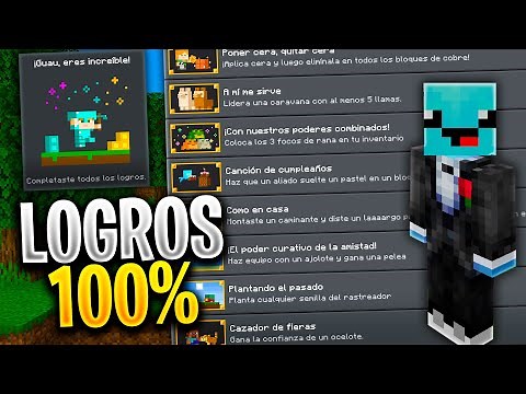 Como completar TODOS los LOGROS en Minecraft 1.20 | Tutorial!