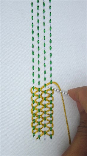 760K views · 5.2K reactions | Super trendy border design tutorial瑱 #trending #handmade #reels #reelsviralシ #viral | Stitching Heaven | Facebook