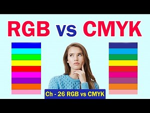 RGB VS CMYK (Full Detail) in Photoshop