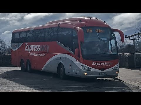 *Unusual* 9 minutes of riding on Expressway/Bus Eireann Scania I6 (SE51) On route 115