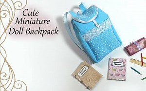 【MINIATURE】制作可爱迷你背包