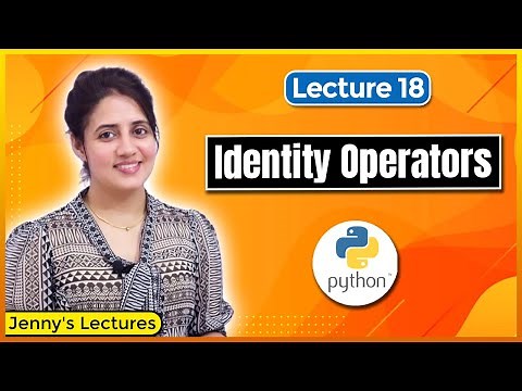 Identity Operators in Python | Python Tutorials for Beginners #lec18