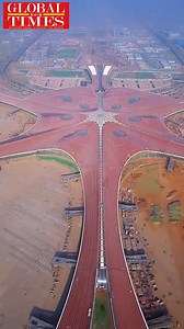 66K views · 815 reactions | Marvel of engineering: check out Beijing Daxing International Airport, the world's largest airport terminal, a spectacular sight that features the latest technology. | Global Times | Facebook