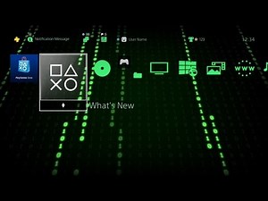 Into the Matrix - PlayStation 4 Dynamic Theme