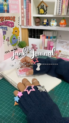 Junk Journal 🏵️🌻 #shorts #stationery #junkjournal