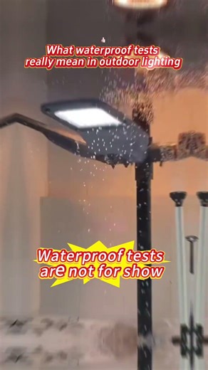 What waterproof tests really mean in outdoor lighting