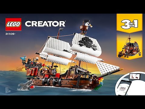 LEGO instructions - Creator - 31109 - Pirate Ship (Book 1)