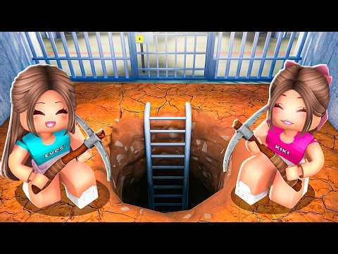 We have to DIG to ESCAPE PRISON in ROBLOX!