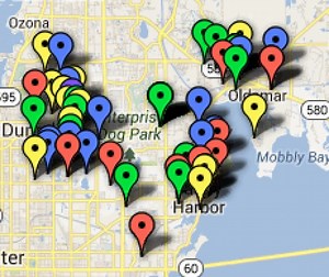 Pinellas Sheriff's Crime Map for Safety Harbor: May 19-June 8