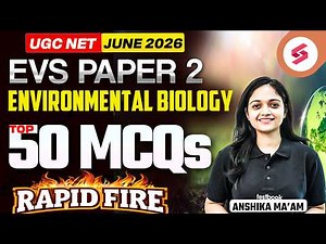 UGC NET EVS Paper 2 | Environmental Biology UGC NET MCQs | UGC NET Environmental Science By Anshika