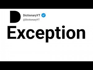 Exception Synonyms | Thesaurus | Similar Words