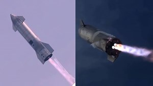 4.8M views · 62K reactions | SpaceX Starship prototype SN10 landed successfully, then exploded  Credit: SpaceX / spadre.com | Hashem Al-Ghaili | Facebook