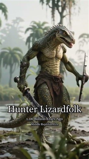 Evolution of Lizardfolk #evolution #history #fantasy #lizardfolk #dnd #lizard