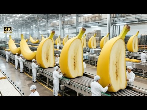 Inside a Modern Manufacturing Plant: How Bananas Are Processed, Cleaned and Packed
