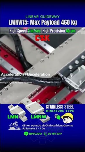 Linear guideway Stainless LMN