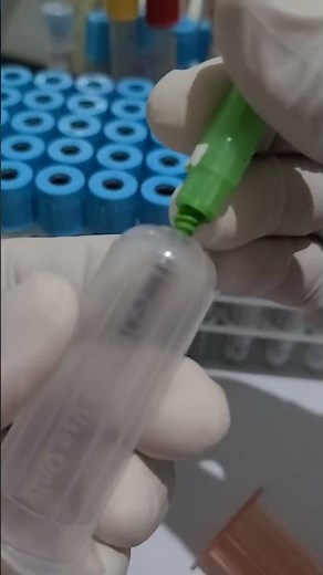 Extracción de Sangre con Vacutainer, armado del sistema #Laboratorio #Feblotomia