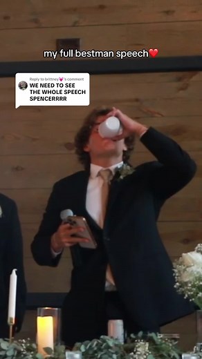 Emotional Best Man Speech at Wedding | Spencer Nolan