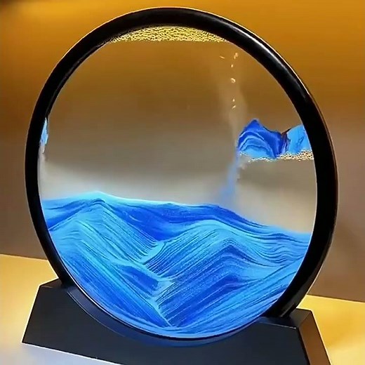 3D Moving Sand Art Picture | Deep Sea Sandscape Hourglass | #hourglass #sandscapeart