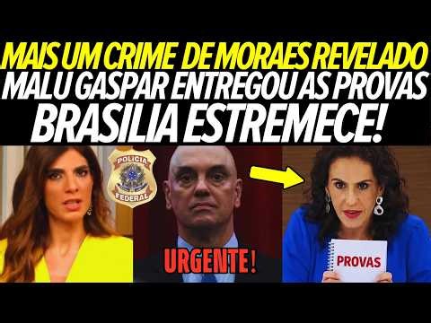 Electoral persecution has begun! Malu leaks yet another crime against Moraes! News explodes!