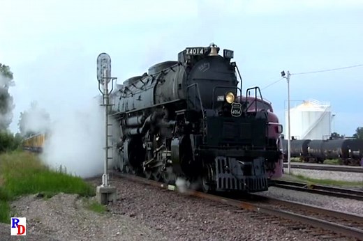 44K views · 8.9K reactions | Union Pacific Big Boy #4014 departs Mason City, Iowa. From the C-Vision Productions show "Big Boy Tours the Midwest" https://rfd.video/BBMidwest | Steam Giants | Facebook