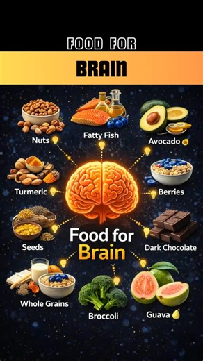Best Foods for Brain Health | Boost Memory & Focus | Health Tips