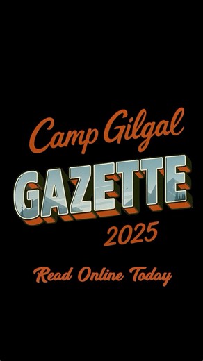 Hot off the press! Our 2025 edition of the Gilgal Gazette is live!! Get a glimpse of this summer through the eyes of campers and read about all the fun that happened this year! Head over to our website and get the scoop! www.campgilgal.com/gilgalgazette | Camp Gilgal | Facebook