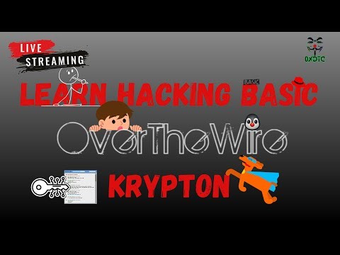 Over The Wire Cracking the Code: Mastering Krypton Level 1-3 Cryptography Live on Stream