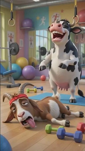 funny videos cow vs goat #viral #cow #goat #viral#animals #ytshorts #funnyanimals #ytshorts