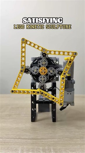 Satisfying LEGO Kinetic Sculpture #lego #legotechnic #mechanical #satisfying