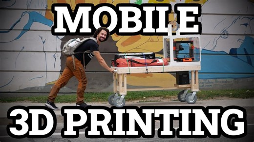 Building a 3D printing station without the grid