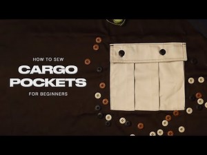How to Sew Expanding Cargo Pockets | GA022